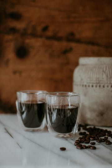 Tazza per caffè lungo Kari confezione da 2  - Vetro - Dorre