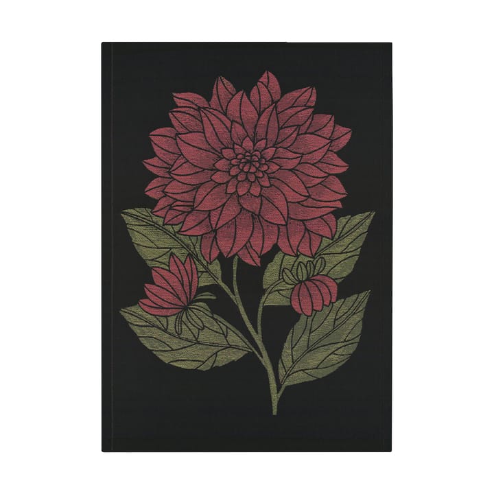 Asciugamano da cucina Dahlia 48x70 cm, Rosso-nero-verde Ekelund Linneväveri