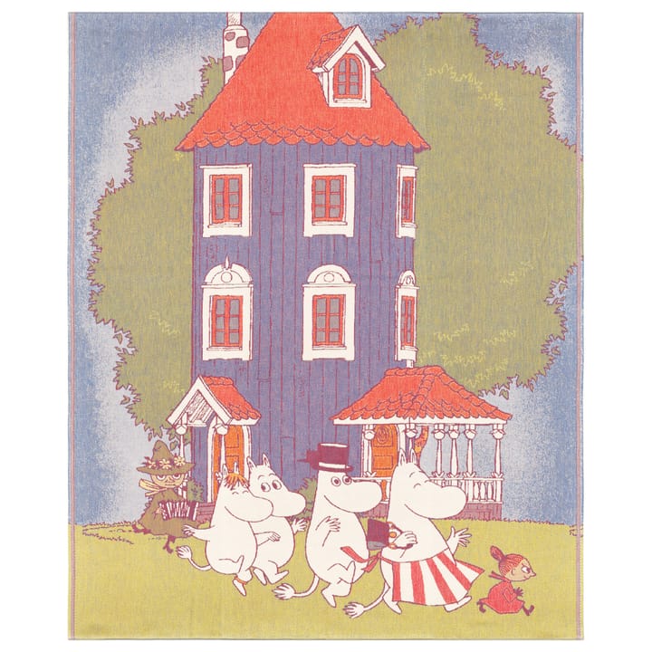 Coperchio Moomin House 140x170 cm - Multicolore - Ekelund Linneväveri