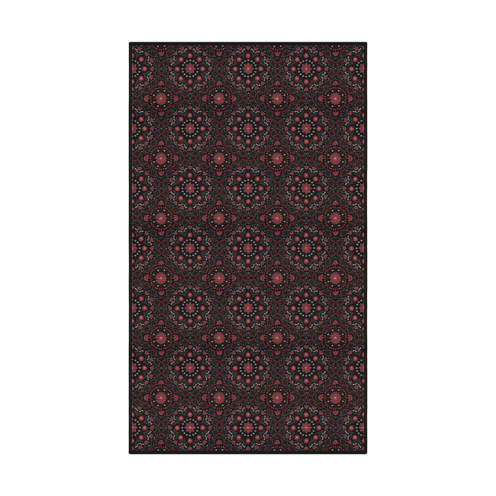 Tovaglia natalizia Bettys 145x250 cm - Rosso-nero - Ekelund Linneväveri