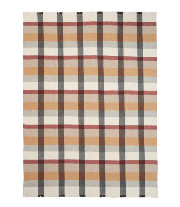 Plaid Intersection 130x190 cm, rusty red-grey Elvang Denmark