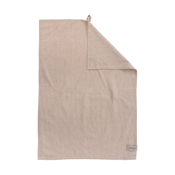 Asciugamano da cucina a righe sottili Ernst 47x70 cm - Kola-beige - ERNST