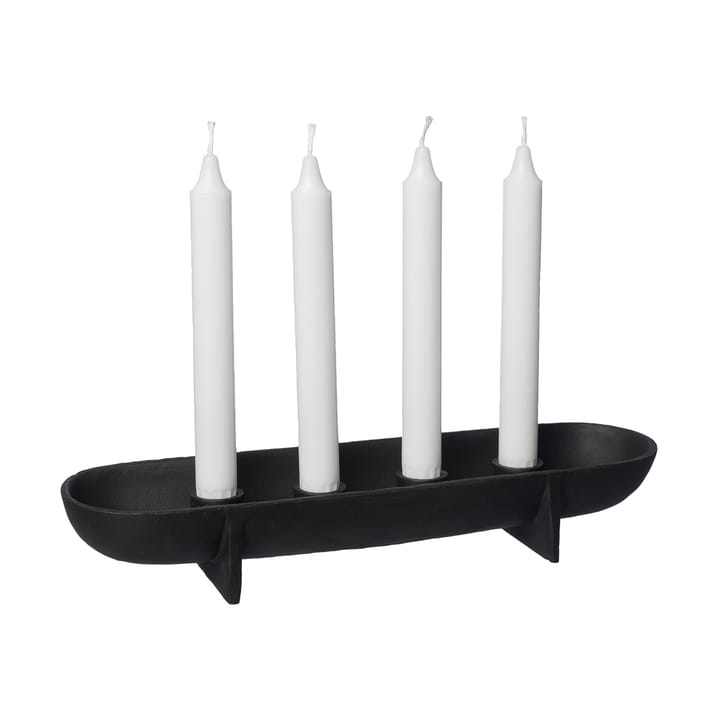 Candelabro dell'avvento Ernst 4 luci - Nero - ERNST