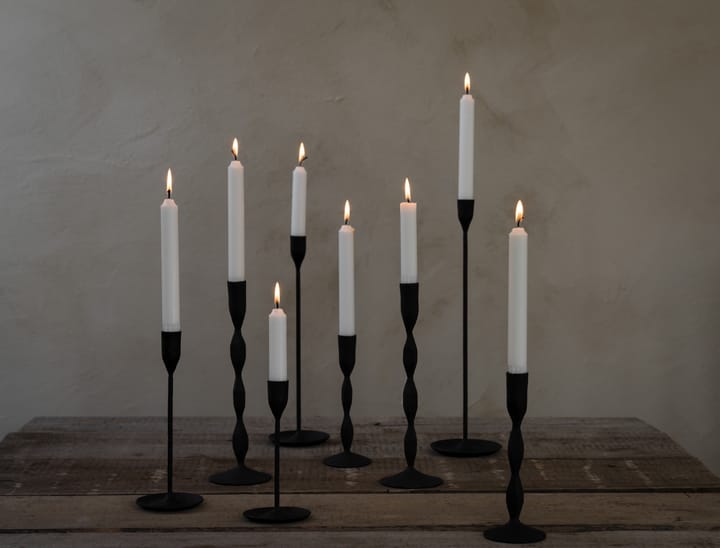 Candelabro Ernst in metallo nero, 18 cm ERNST