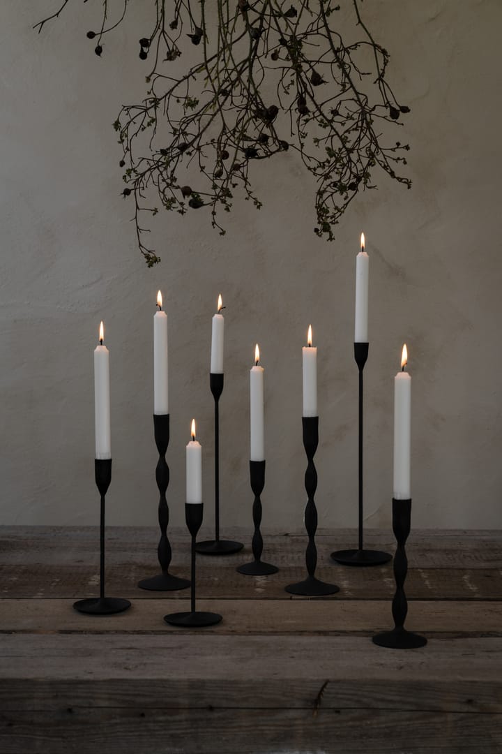 Candelabro Ernst in metallo nero, 18 cm ERNST