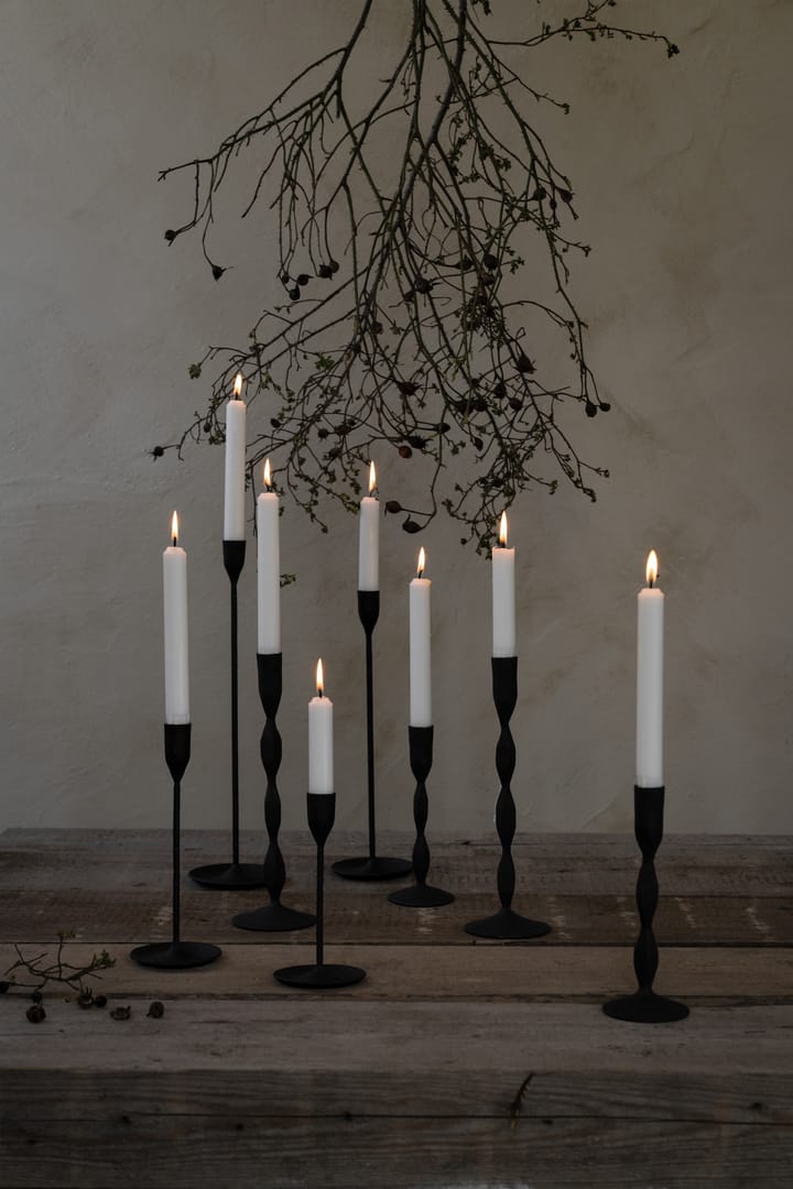 Candelabro Ernst in metallo nero, 18 cm ERNST