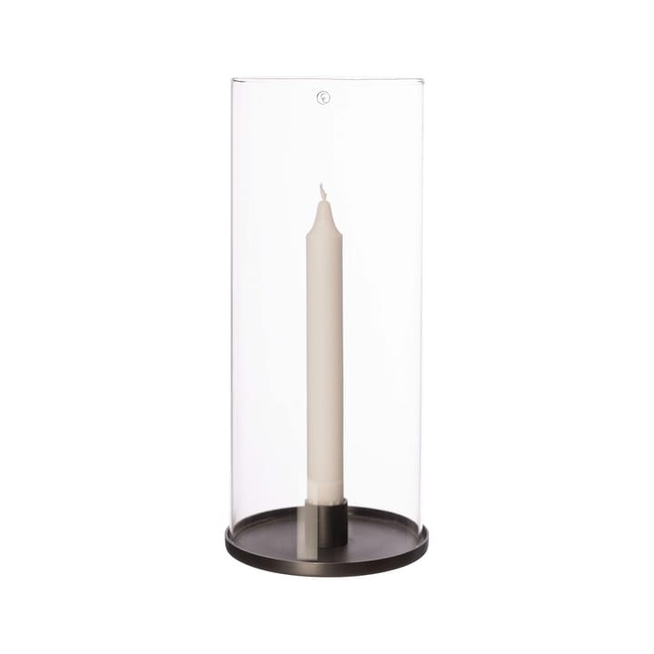 Lanterna per candele Ernst 28 cm - Alluminio nero - ERNST