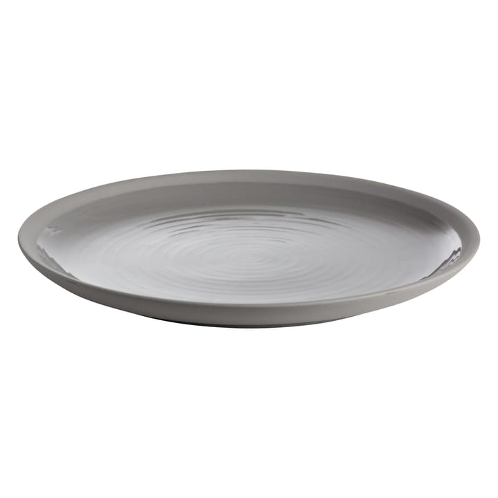 Piatto Ernst in gres 26 cm - grigio - ERNST