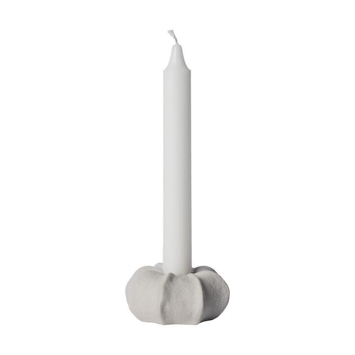 Portacandela Ernst in ceramica Ø 7,5 cm - Bianco naturale - ERNST