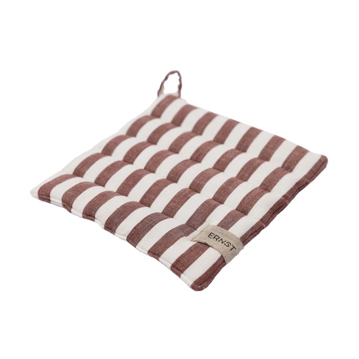 Presina Ernst a righe larghe 23x25 cm - Rosso-bianco - ERNST