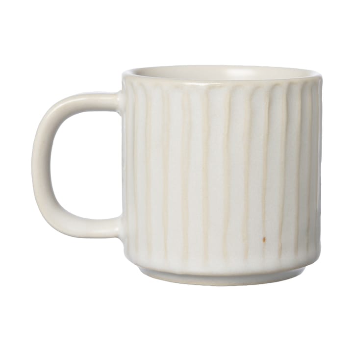 Tazza da glögg Ernst scanalata Ø6 cm - Bianco naturale - ERNST