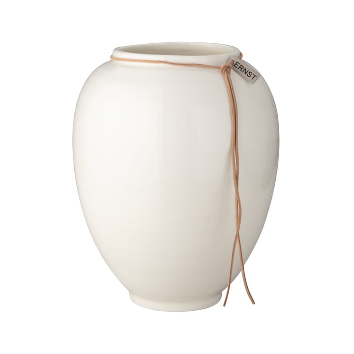 Vaso Ernst bianco lucido, 22 cm ERNST