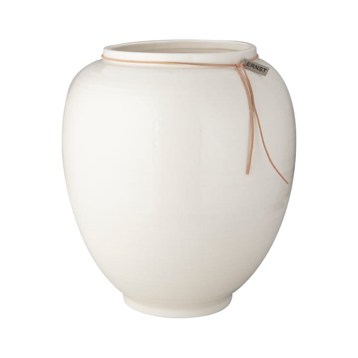 Vaso Ernst bianco lucido - 28 cm - ERNST