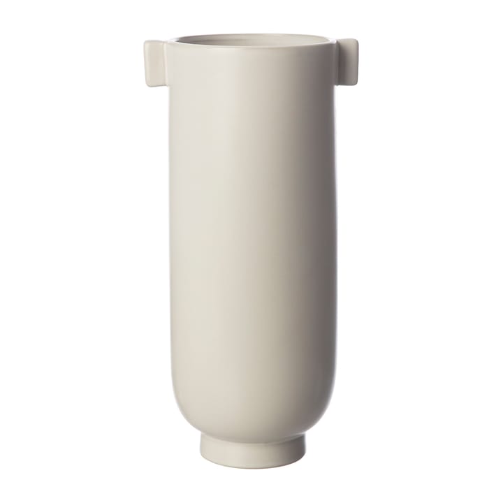 Vaso Ernst con manico 28 cm - Bianco sabbia - ERNST