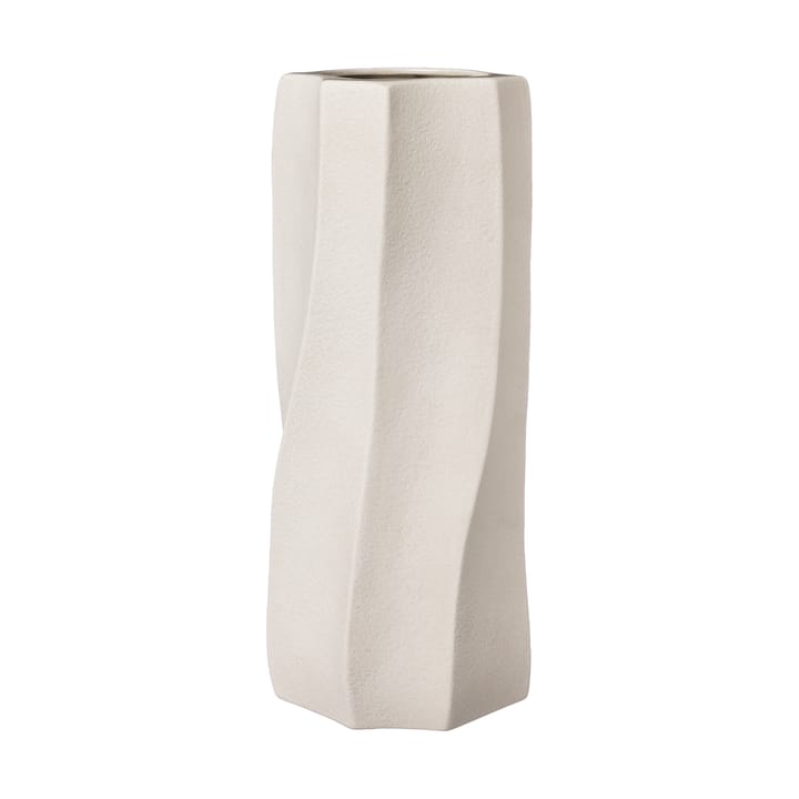 Vaso Ernst in gres Ø13x31 cm - Bianco naturale - ERNST