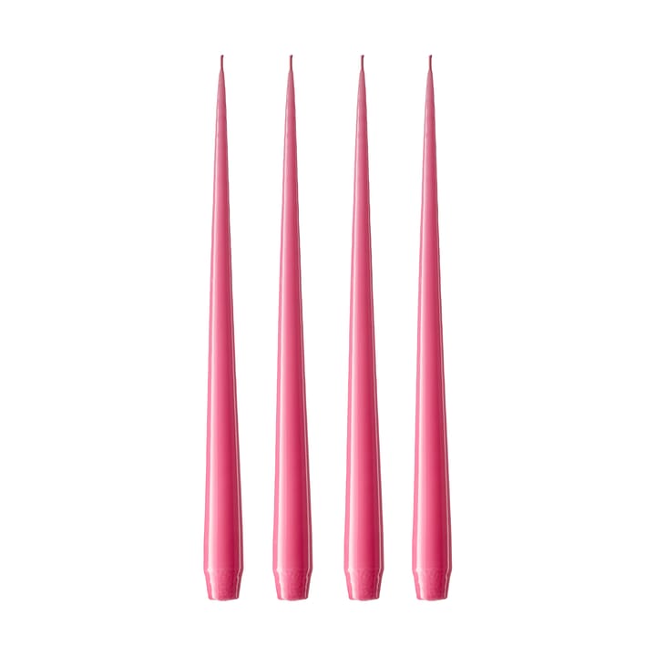 Candela 32 cm ester & erik confezione da 4 lacquered - Clear pink 41 - Ester & erik