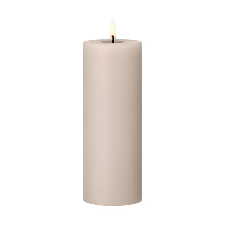 Candela ester & erik LED Ø7,5x20 cm - 22 Lino Grigio - Ester & erik