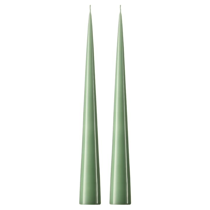 Candeliere ester & erik 34 cm 2 pezzi lacquered - mild green 66-0 - Ester & erik