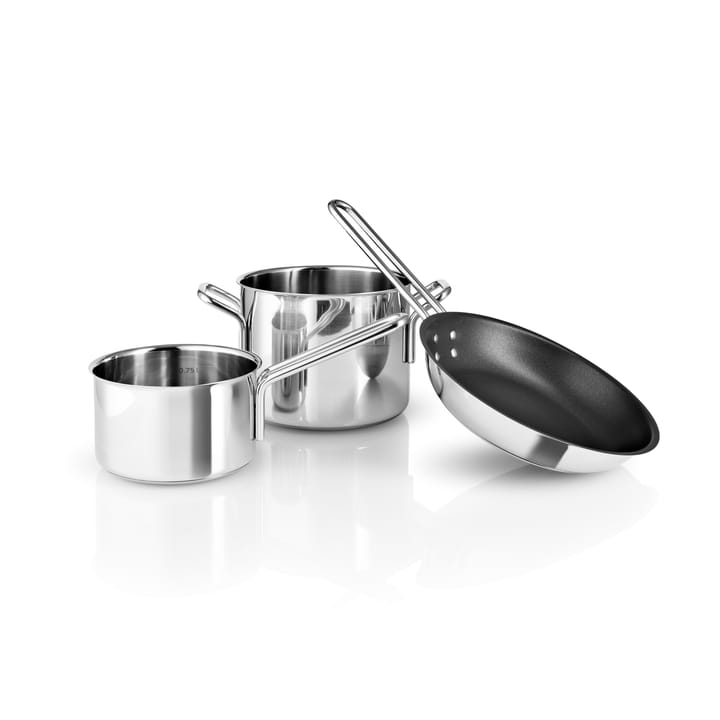 Set iniziale in acciaio inossidabile Eva Trio 3 pezzi - Acciaio inox - Eva Solo