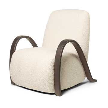 Buur lounge chair Nordic Bouclé - Avorio chiaro - ferm LIVING