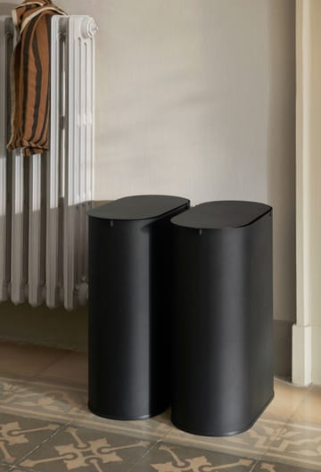 Cestino per la pattumiera Enkel medium - Black - ferm LIVING