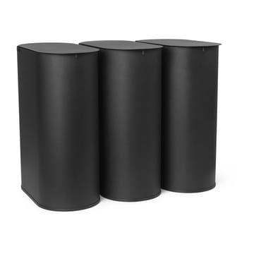 Cestino per la pattumiera Enkel medium - Black - ferm LIVING