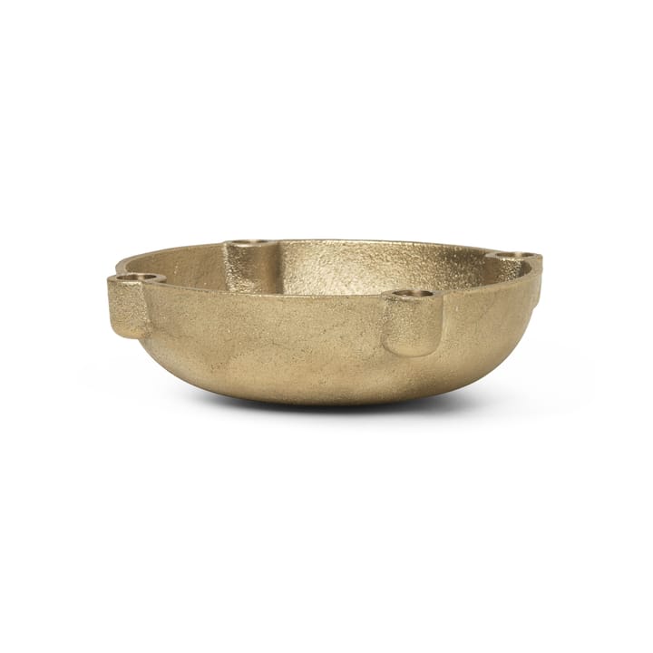 Ciotola portacandele dell'Avvento in ottone - brass - ferm LIVING