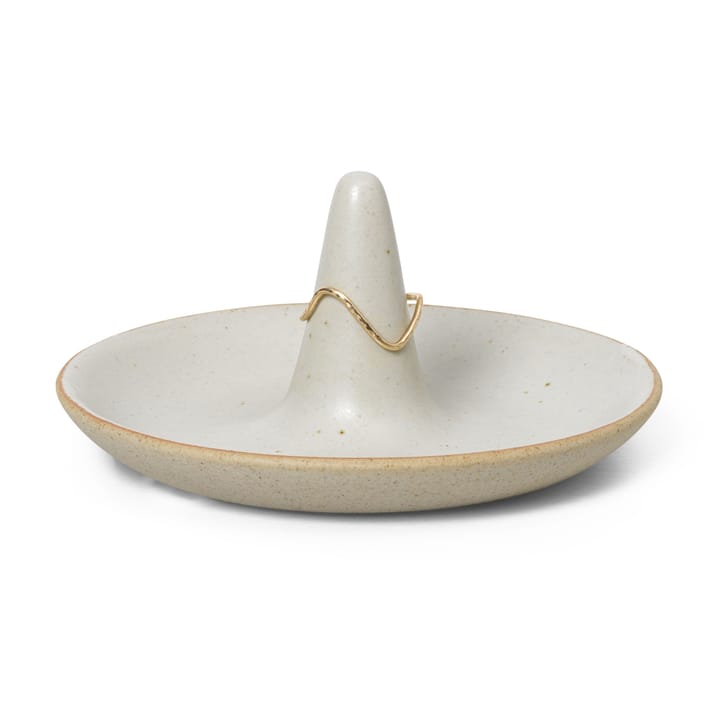 Cono portanelli Ring, Off-white speckle ferm LIVING