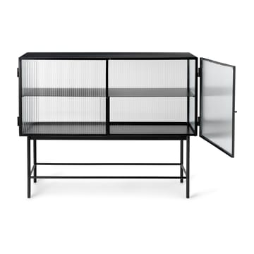 Credenza Haze - Nera, vetro ondulato - ferm LIVING