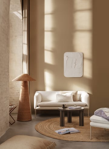 Divano a 2 posti Turn - Bouclé di cachemire off-white - ferm LIVING