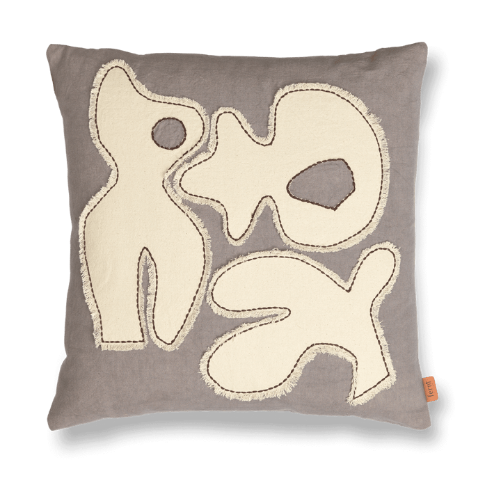 Federa Figure 50x50 cm - Grigio Blu-Ivory - Ferm LIVING