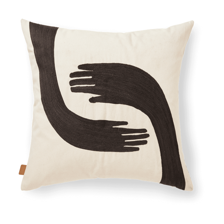 Federa Pose 50x50 cm - Coffee-undyed - ferm LIVING