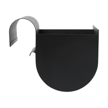 Fioriera da balcone piccola Uma 20 cm - Nero - Ferm Living