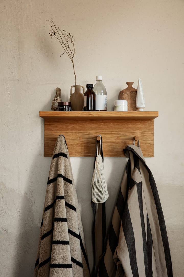 Ganci e mensola in rovere Place Rack - Piccolo - ferm LIVING