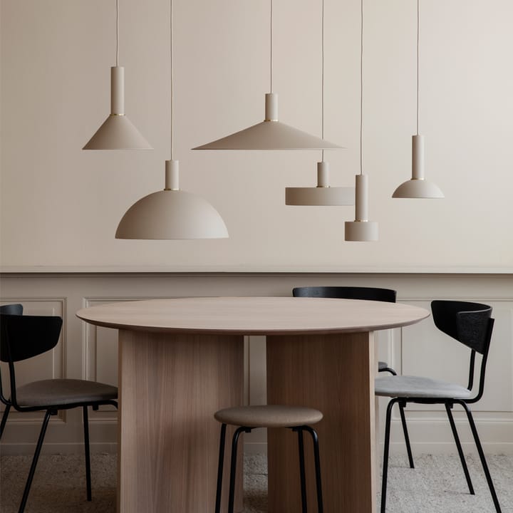 Lampada a sospensione Collect, Cashmere, alto, ombra angolare ferm LIVING