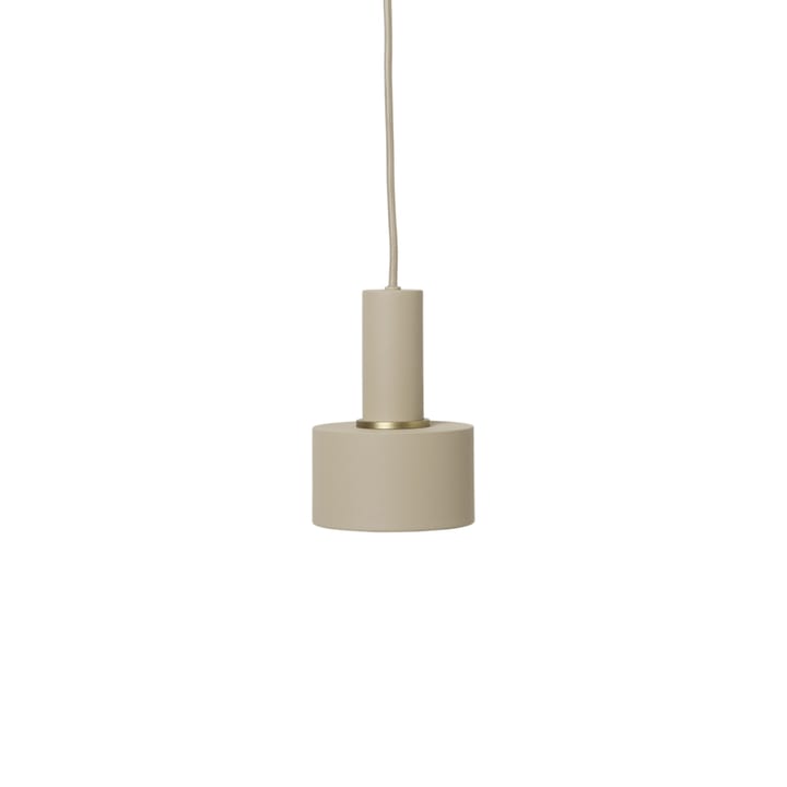 Lampada a sospensione Collect, Cashmere, basso, ombra a disco ferm LIVING