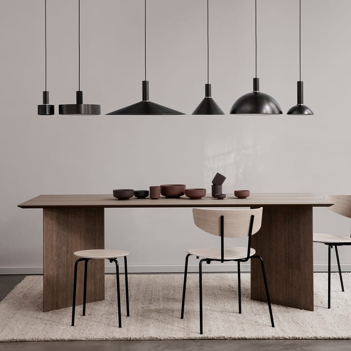 Lampada a sospensione Collect, Cashmere, basso, ombra ad angolo ferm LIVING