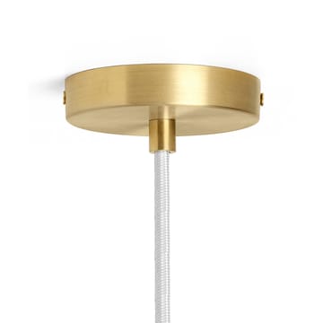 Lampada a sospensione Vuelta 100 cm - Bianco - ottone - ferm LIVING