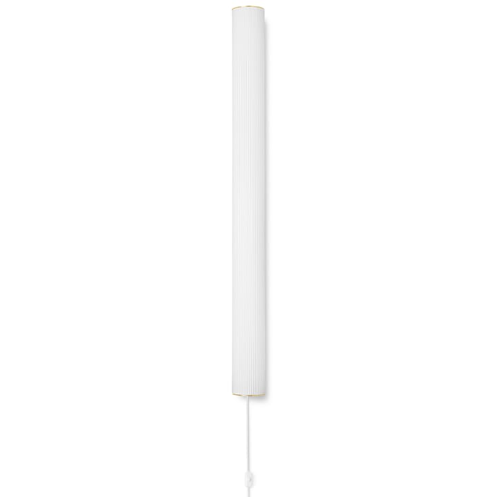 Lampada da muro Vuelta 100 cm, Bianco - ottone ferm LIVING