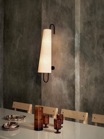 Lampada da parete Ancora - Nero-Naturale - ferm LIVING