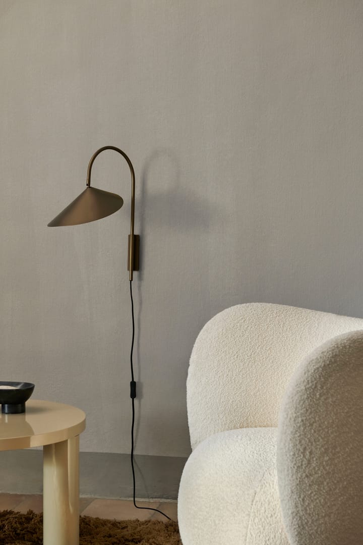 Lampada da parete girevole Arum, Bronzo ferm LIVING