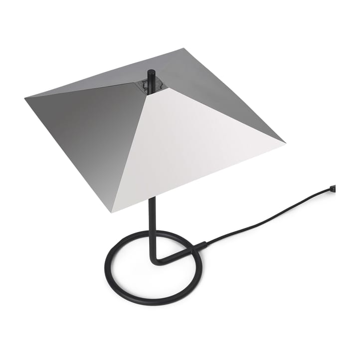 Lampada da tavolo Filo square, Black-mirror polished ferm LIVING