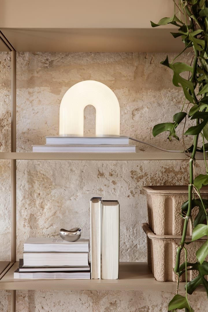 Lampada da tavolo Vuelta, bianco ferm LIVING