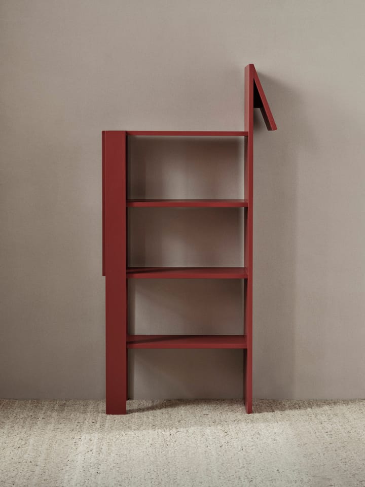 Libreria Giraffe 69x140 cm - Poppy Red - ferm LIVING