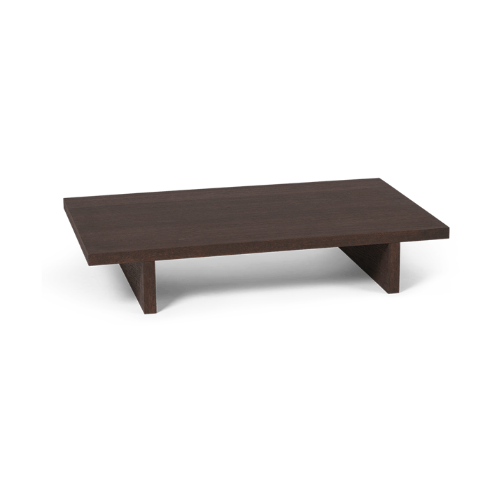 Low table Tavolino Kona, Dark Stained oak veneer ferm LIVING