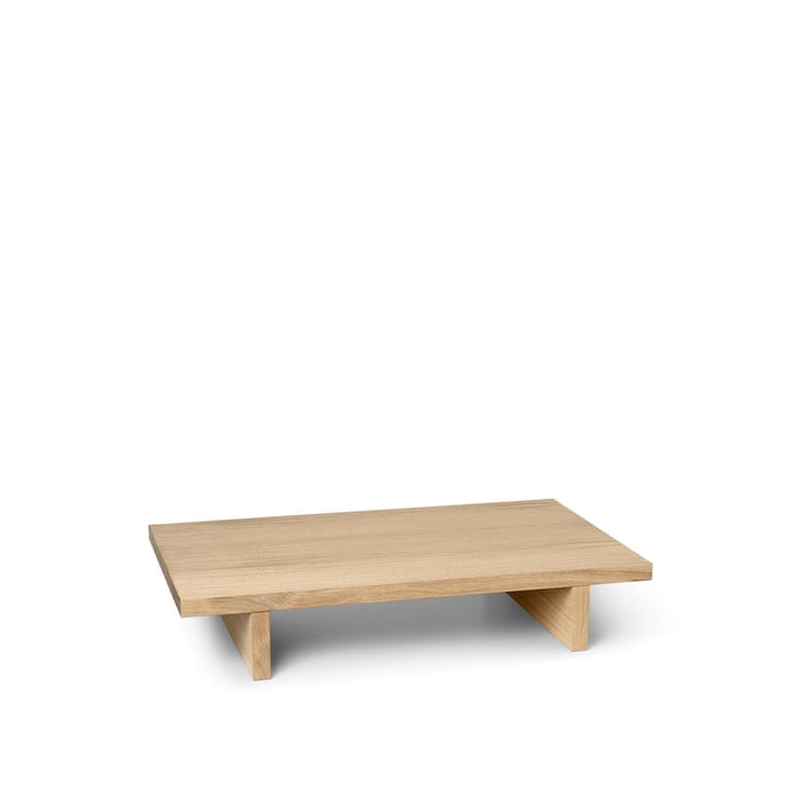 Low table Tavolino Kona - Impiallacciatura naturale di rovere - ferm LIVING