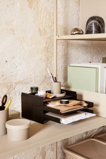 Organizer per documenti 2x2 Ferm Living  - Nero - ferm LIVING