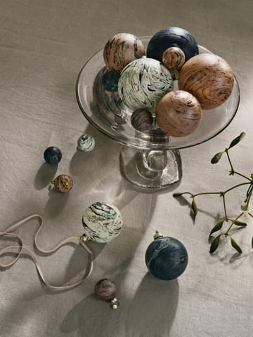 Pallina decorativa Marble, confezione mista da 4 - Grande - ferm LIVING