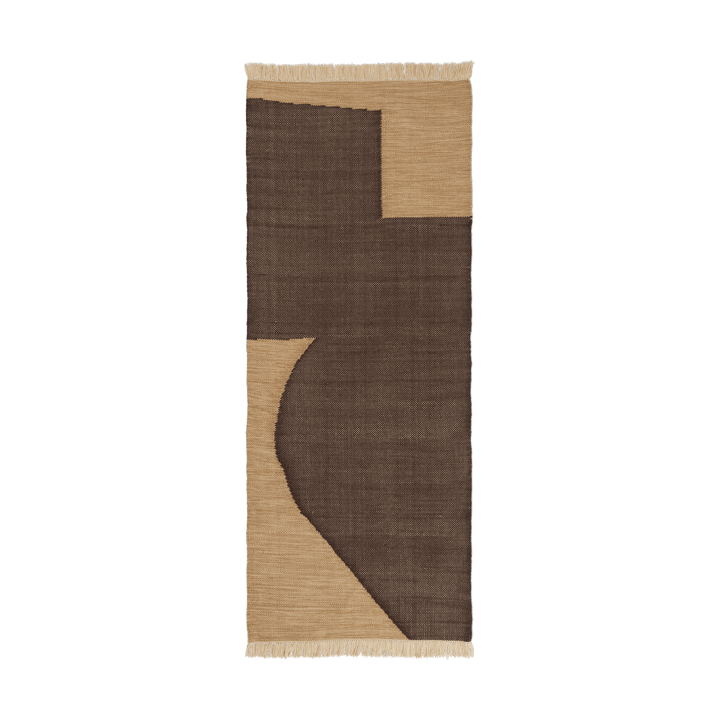 Passatoia Forene - Tan-Chocolate, 80x200 cm - ferm LIVING