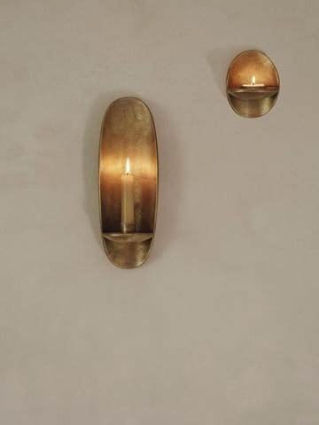 Portacandele da parete Agapé - Brass finish - ferm LIVING